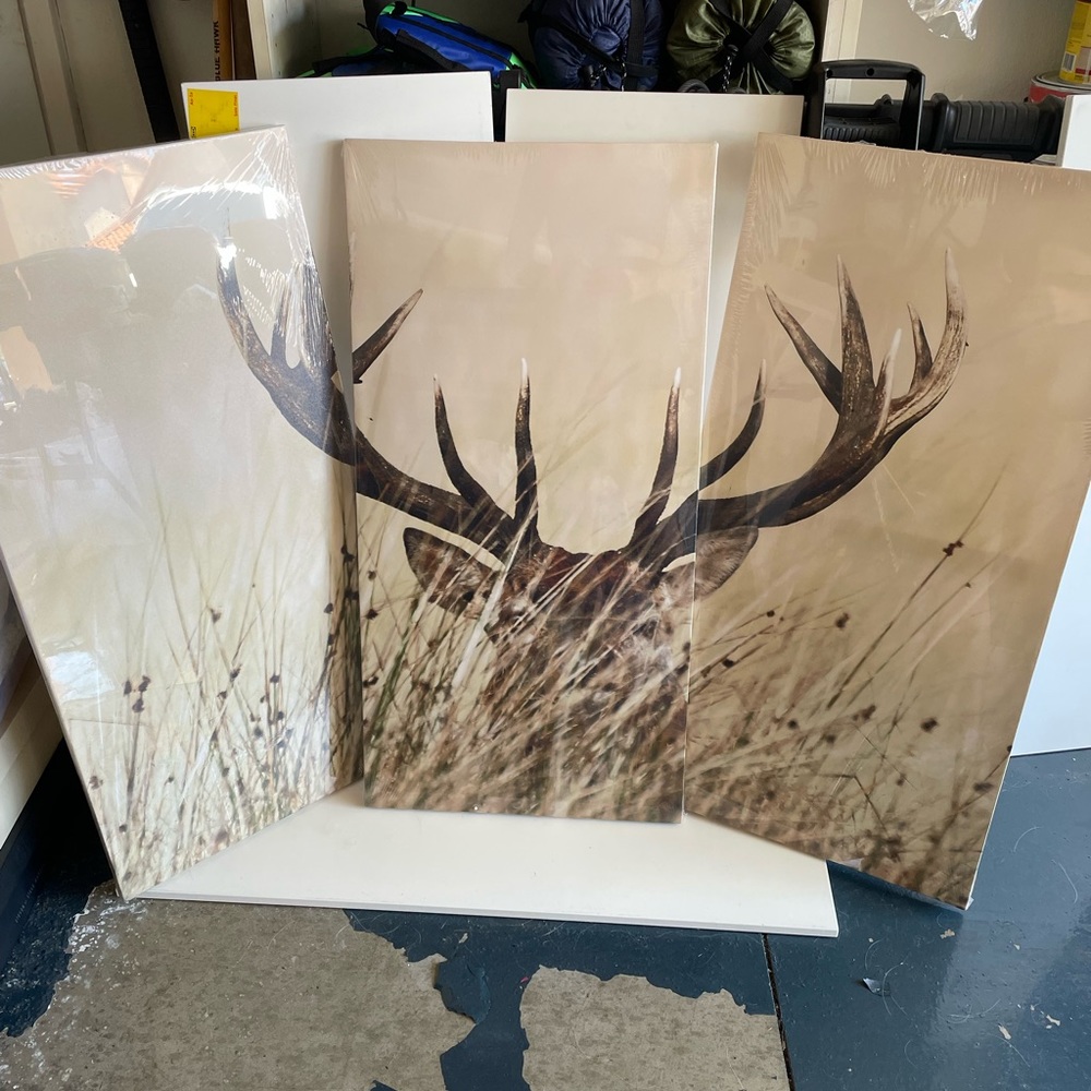 Three piece room decor
